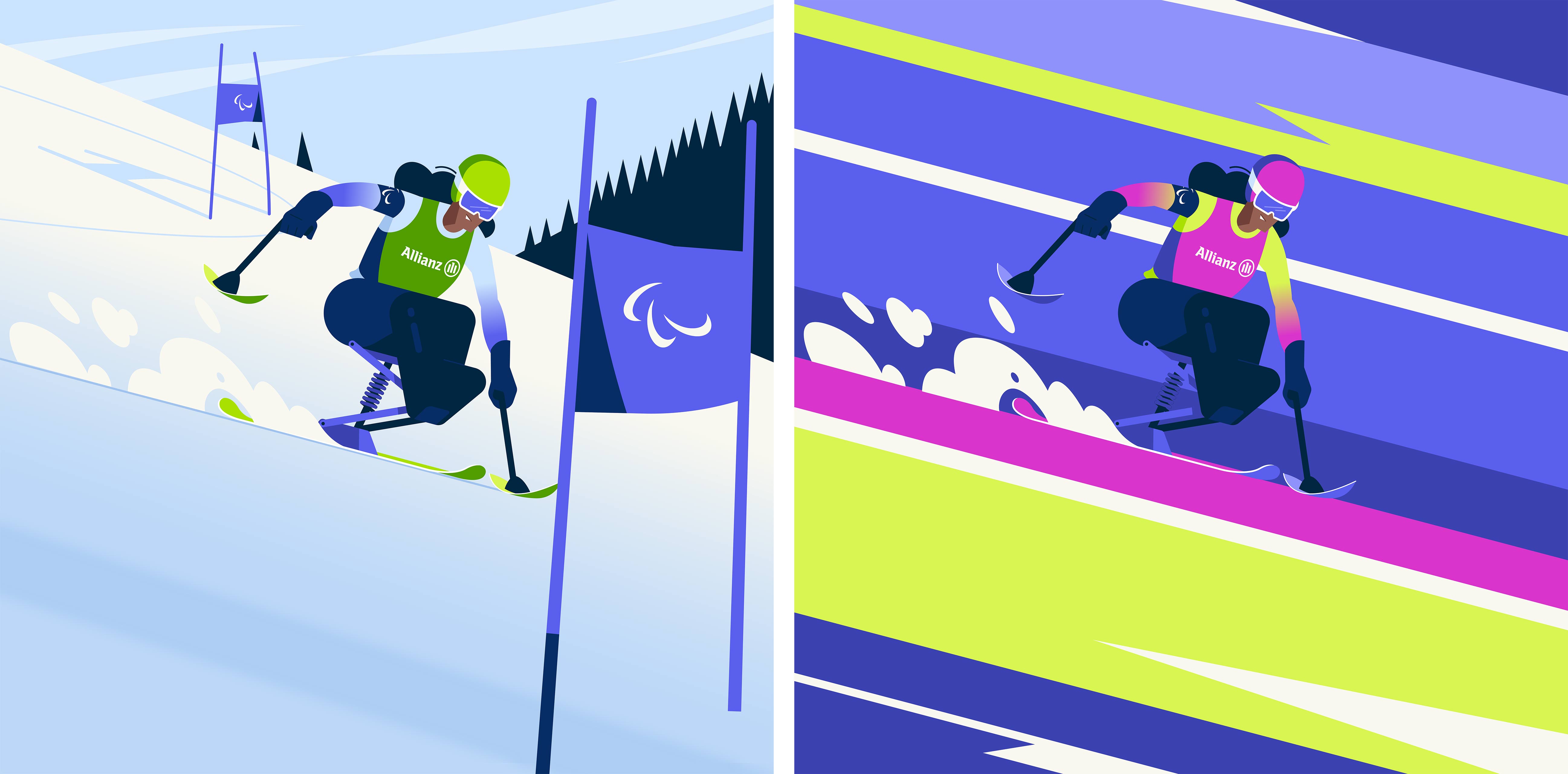Josh Patterson Milano Cortina Winter Paralympics 2026 Illustration